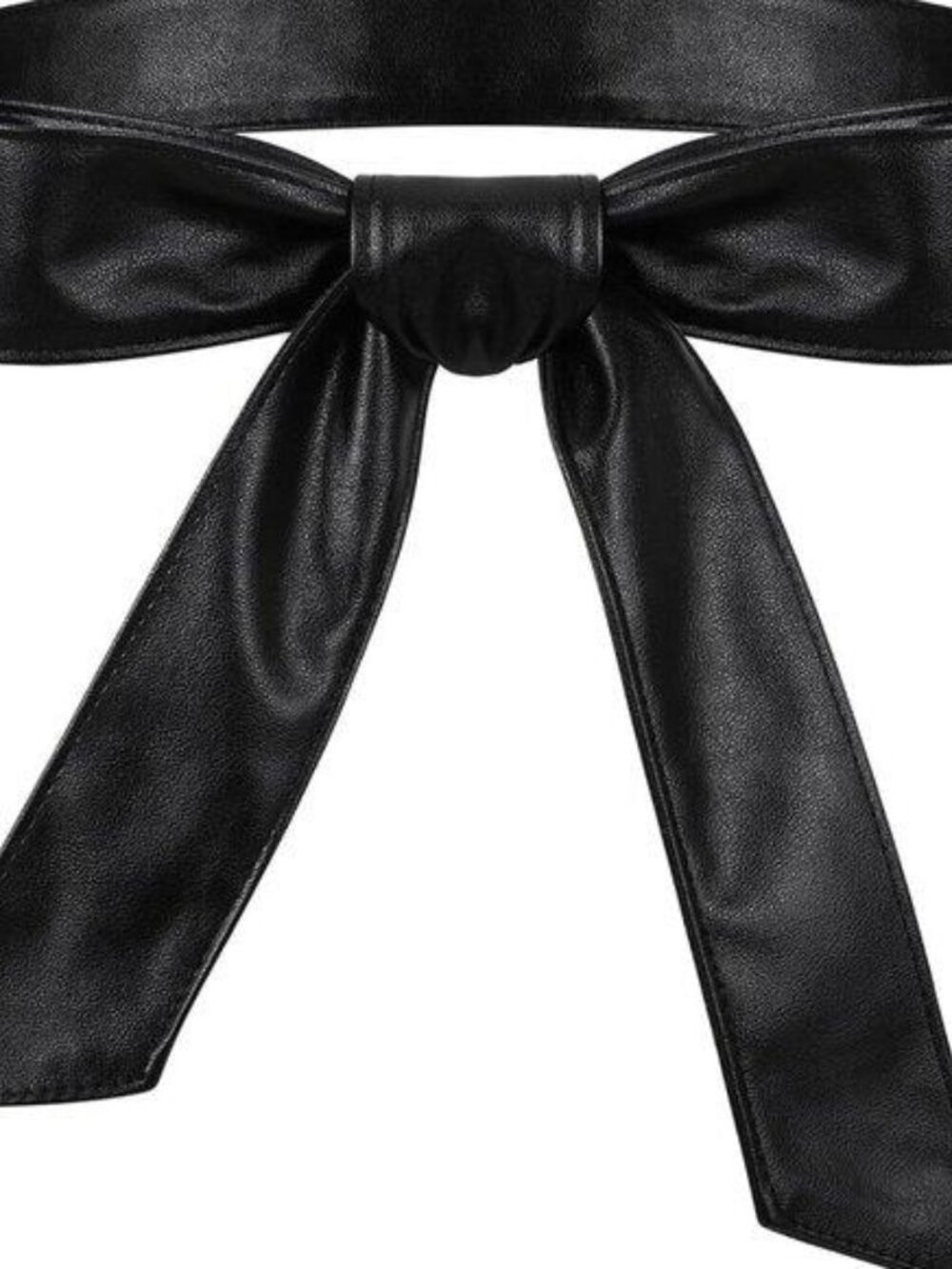 Women Leather Wrap Belt Obi Waist Fashion Tie Belt PU Sash for Dress Coa…